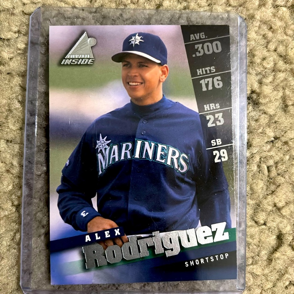 Alex Rodriguez baseball card
